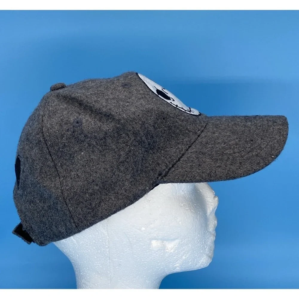 Disneyland Resort Jack Skellington Nightmare Before Christmas Gray Wool Hat Cap‎